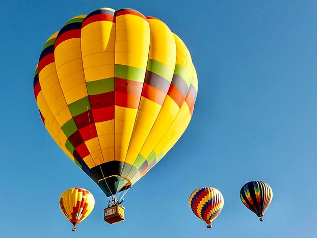 Adventure In Southwest Colorado | Pagosa Adventure pagosa adventure's hot air balloon on the sky in pagosa springs, colorado