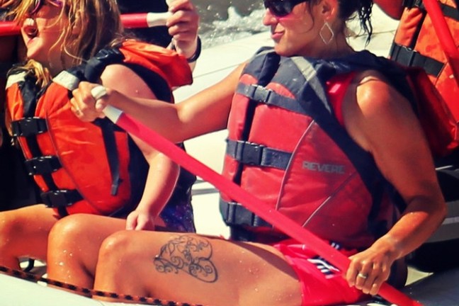 a group of people enjoying their pagosa adventure eight mile mesa rafting adventure in pagosa springs, colorado