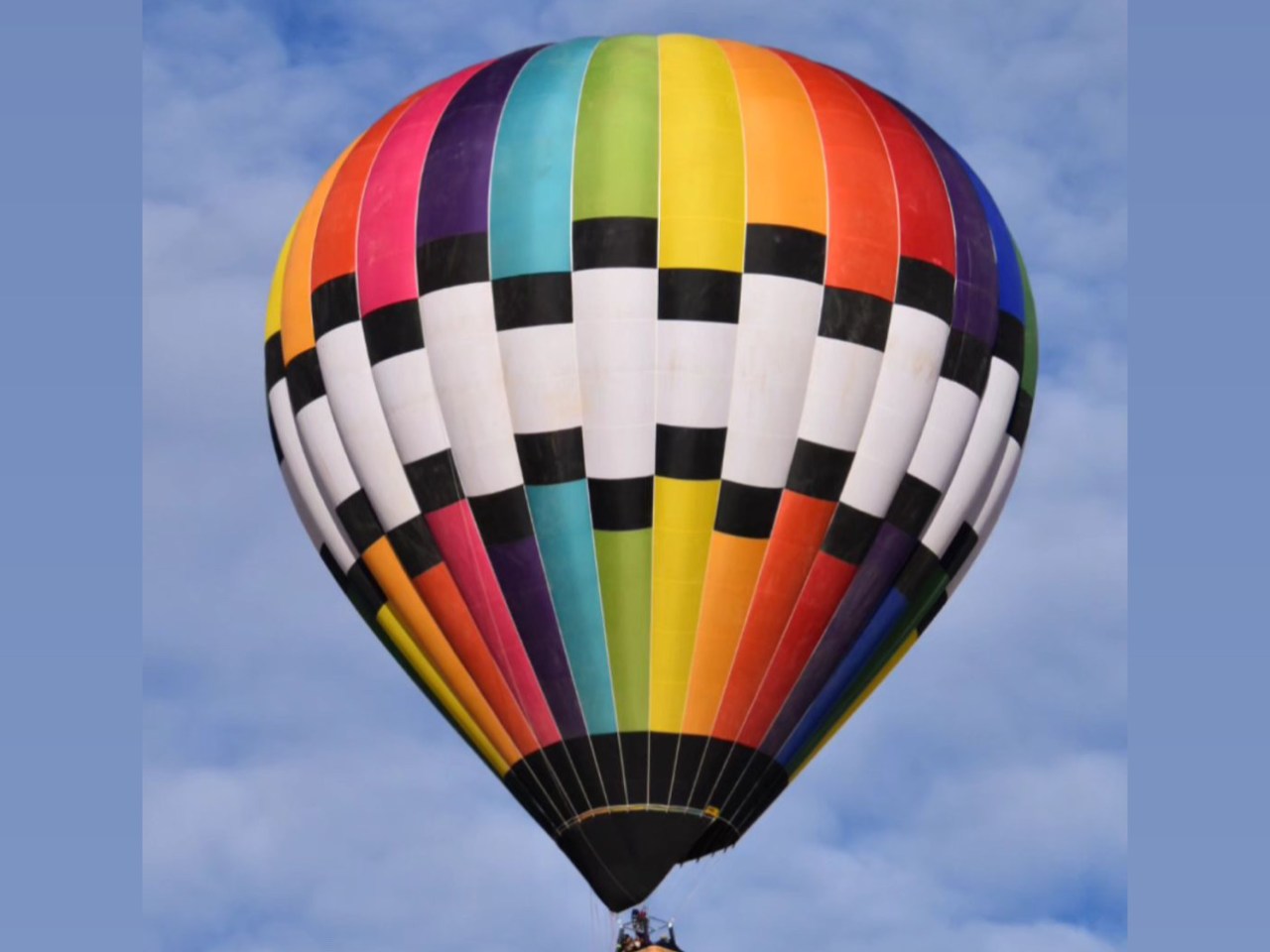 a balloon in the air