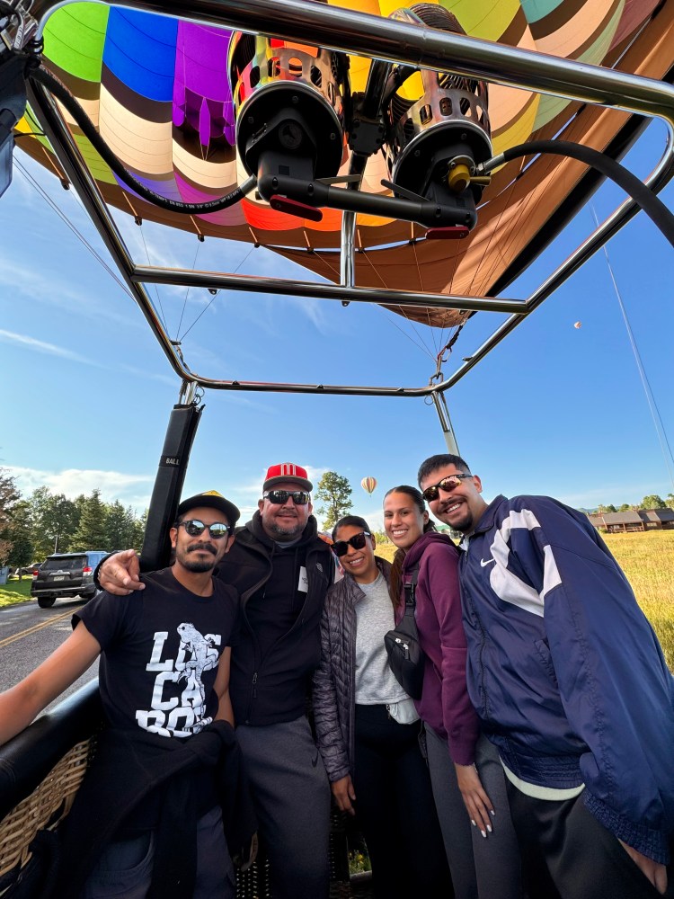 a group of people posing for the camera