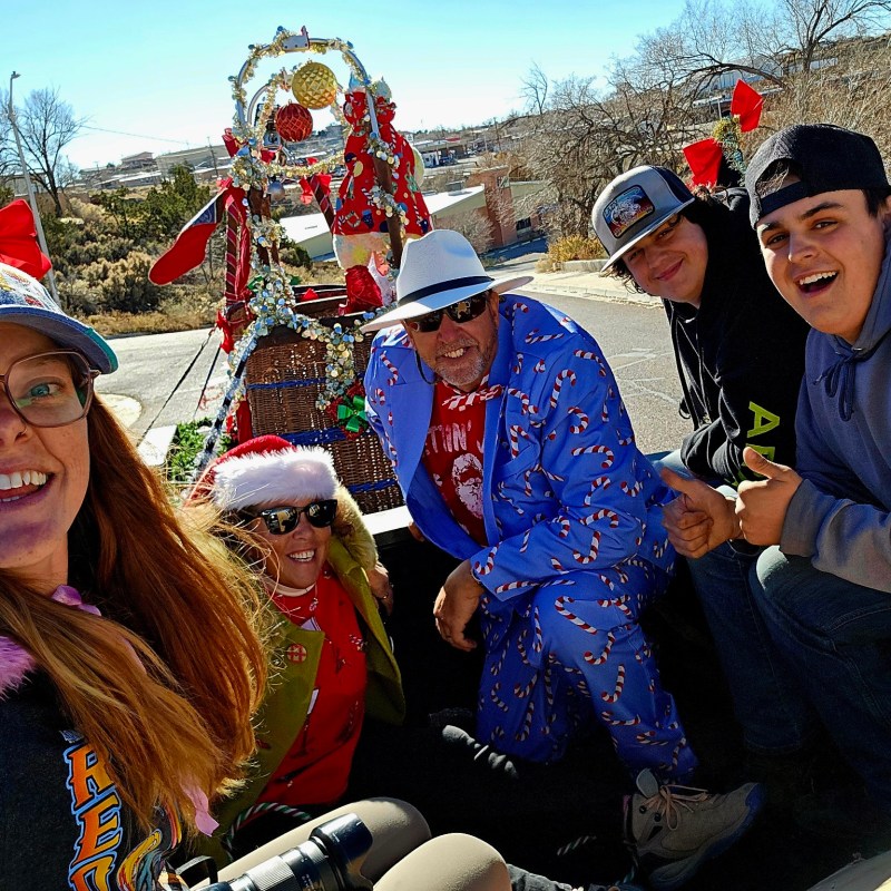 a group of people wearing costumes