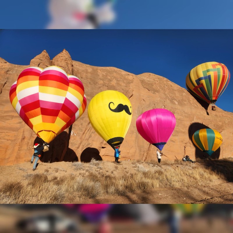 a group of colorful hot air balloon in the sky