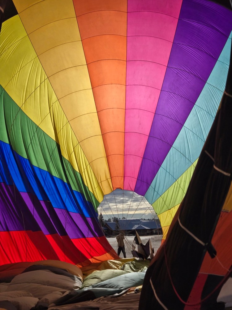 a balloon in the sky